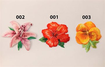 Blomster Strygemærke